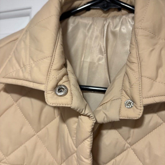 Quilted Tan Jacket - Picture 2 of 3